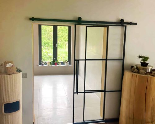 Loft-Schiebetür_Industrielle-Laufrollen#003 Loft-Schiebetür_Industrielle-Laufrollen#003